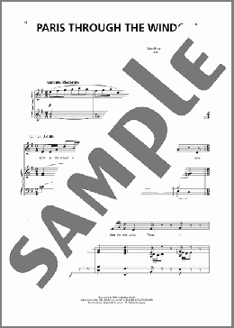 Paris Through The Window (from A Class Act)(Edward Kleban) 楽譜 ピアノ & ボーカル ダウンロード