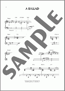 A Ballad (arr. Brent Edstrom & Jim Sodke)(Gerry Mulligan) 楽譜 ピアノ（ソロ） ダウンロード