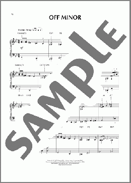 Off Minor (arr. Brent Edstrom & Jim Sodke)(Thelonious Monk) 楽譜 ピアノ（ソロ） ダウンロード