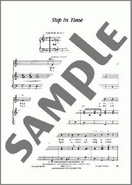Step In Time (from Mary Poppins)(Robert B. Sherman/Richard M. Sherman/Sherman Brothers) 楽譜 ピアノ & ボーカル ダウンロード