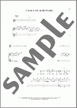 Come Look At The Freaks (from Side Show)(Henry Krieger) 楽譜 ピアノ & ボーカル ダウンロード