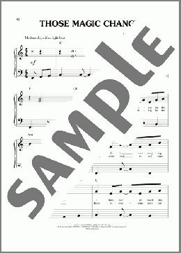 Those Magic Changes (from Grease)(Warren Casey & Jim Jacobs) 楽譜 ピアノ（ソロ） ダウンロード