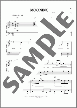 Mooning (from Grease)(Warren Casey & Jim Jacobs) 楽譜 ピアノ（ソロ） ダウンロード