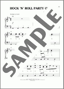 Rock 'N' Roll Party Queen (from Grease)(Warren Casey & Jim Jacobs) 楽譜 ピアノ(ソロ) ダウンロード