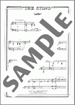 Luther (from The Sting)(Scott Joplin) 楽譜 ピアノ(ソロ) ダウンロード