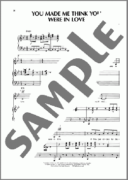 You Made Me Think You In Love (from Song & Dance)(Andrew Lloyd Webber) 楽譜 ピアノ & ボーカル & ギター ダウンロード