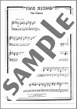 The Glove (from The Sting)(Scott Joplin) 楽譜 ピアノ(ソロ) ダウンロード