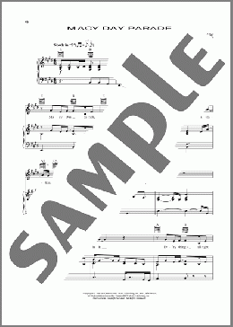 Macy Day Parade (from Godzilla)(Michael Penn) 楽譜 ピアノ & ボーカル & ギター ダウンロード