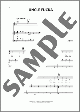 Uncle Fucka (from South Park)(Trey Parker) 楽譜 ピアノ & ボーカル & ギター ダウンロード