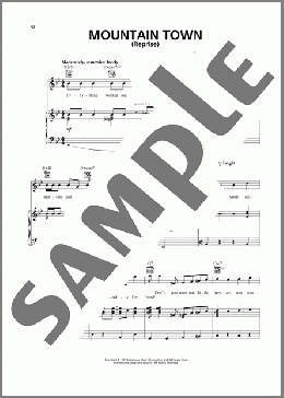 Mountain Town (Reprise) (from South Park)(Trey Parker) 楽譜 ピアノ & ボーカル & ギター ダウンロード