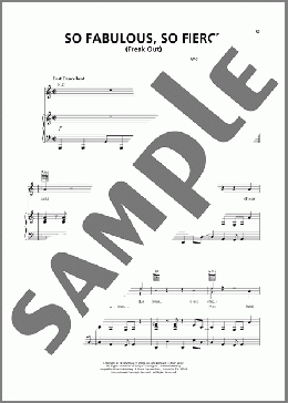 So Fabulous, So Fierce (Freak Out) (from 102 Dalmatians)(Nile Rodgers) 楽譜 ピアノ & ボーカル & ギター ダウンロード