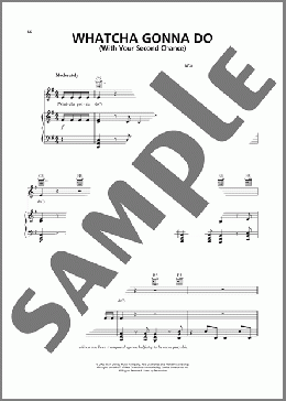 Whatcha Gonna Do (With Your Second Chance) (from 102 Dalmatians)(Steve Diamond) 楽譜 ピアノ & ボーカル & ギター ダウンロード