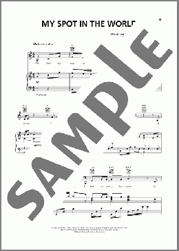 My Spot In The World (from 102 Dalmatians)(Graham Edwards) 楽譜 ピアノ & ボーカル & ギター ダウンロード