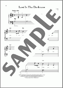 Lost In The Darkness (from Jekyll And Hyde)(Leslie Bricusse) 楽譜 ピアノ(ソロ) ダウンロード