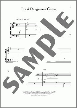 It's A Dangerous Game (from Jekyll And Hyde)(Leslie Bricusse) 楽譜 ピアノ(ソロ) ダウンロード