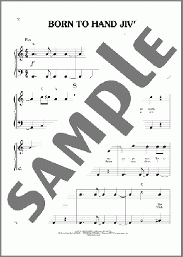 Born To Hand Jive (from Grease)(Jim Jacobs/Warren Casey/Warren Casey & Jim Jacobs) 楽譜 ピアノ(ソロ) ダウンロード