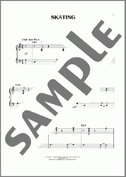 Skating (from A Charlie Brown Christmas)(Vince Guaraldi) 楽譜 ピアノ（ソロ） ダウンロード