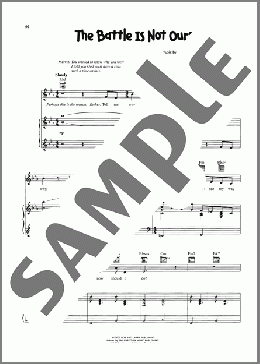 The Battle Is Not Ours(VeggieTales) 楽譜 ピアノ & ボーカル & ギター ダウンロード