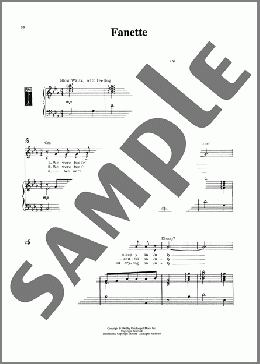 Fanette (from Jacques Brel Is Alive And Well And Living In Paris)(Eric Blau) 楽譜 ピアノ & ボーカル ダウンロード