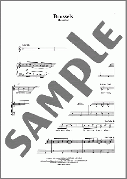 Brussels (Bruxelles) (from Jacques Brel Is Alive And Well And Living In Paris)(Eric Blau) 楽譜 ピアノ & ボーカル ダウンロード
