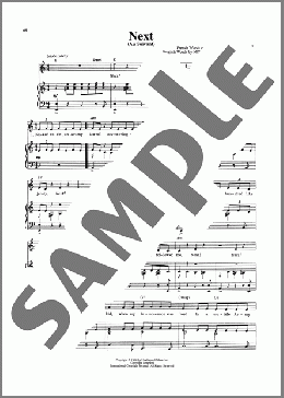 Next (Au Suivant) (from Jacques Brel Is Alive And Well And Living In Paris)(Eric Blau) 楽譜 ピアノ & ボーカル ダウンロード