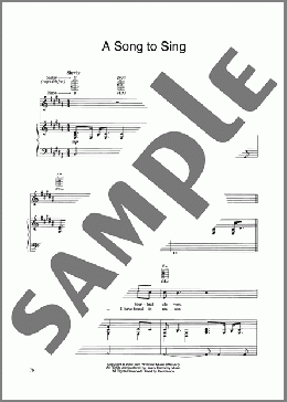 A Song To Sing(Hanson) 楽譜 ピアノ & ボーカル & ギター ダウンロード