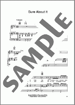 Sure About It(Hanson) 楽譜 ピアノ & ボーカル & ギター ダウンロード