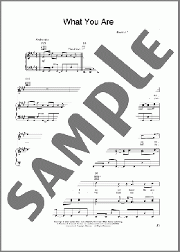 What You Are(Dave Matthews Band) 楽譜 ピアノ & ボーカル & ギター ダウンロード