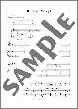 The Darkest Midnight(Irish Traditional/Eoghan Desmond) 楽譜 ピアノ & ボーカル ダウンロード