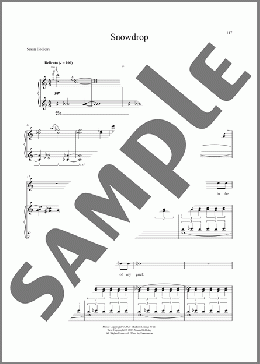 Snowdrop(Michael Cs?nyi-Wills/Susan Holliday) 楽譜 ピアノ & ボーカル ダウンロード