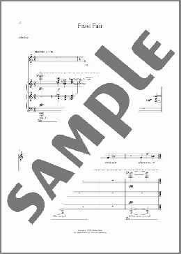 Frost Fair(John Gay/Adam Gorb) 楽譜 ピアノ & ボーカル ダウンロード