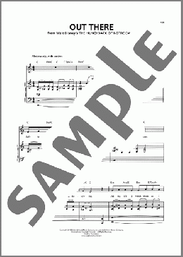 Out There (from The Hunchback of Notre Dame)(Stephen Schwartz) 楽譜 ピアノ & ボーカル ダウンロード