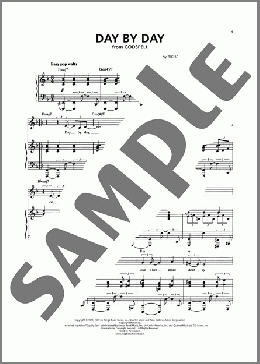 Day By Day (from Godspell)(Stephen Schwartz) 楽譜 ピアノ & ボーカル ダウンロード