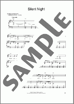 Silent Night(Linda Eder) 楽譜 ピアノ & ボーカル & ギター ダウンロード