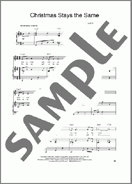 Christmas Stays The Same(Linda Eder) 楽譜 ピアノ & ボーカル & ギター ダウンロード