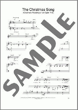 The Christmas Song (Chestnuts Roasting On An Open Fire)(Linda Eder) 楽譜 ピアノ & ボーカル & ギター ダウンロード