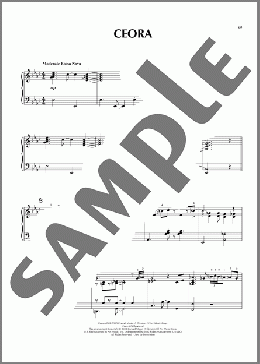 Ceora (arr. Brent Edstrom)(Lee Morgan/Billy Taylor) 楽譜 ピアノ(ソロ) ダウンロード