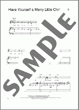 Have Yourself A Merry Little Christmas(Linda Eder) 楽譜 ピアノ & ボーカル & ギター ダウンロード