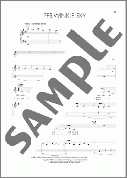 Periwinkle Sky(Victoria Williams) 楽譜 ピアノ & ボーカル & ギター ダウンロード