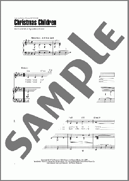 Christmas Children (from Scrooge)(Leslie Bricusse) 楽譜 ピアノ & ボーカル & ギター ダウンロード