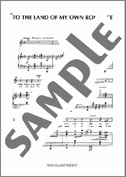 To The Land Of My Own Romance(Harry B. Smith/Victor Herbert) 楽譜 ピアノ & ボーカル & ギター ダウンロード