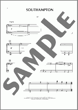 Southampton (from Titanic)(James Horner) 楽譜 ピアノ（連弾） ダウンロード