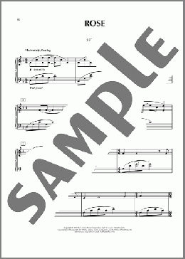 Rose (from Titanic)(James Horner) 楽譜 ピアノ（連弾） ダウンロード