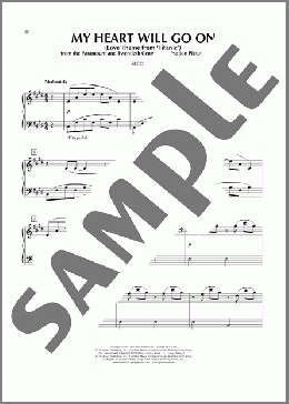 My Heart Will Go On (Love Theme from Titanic)(Celine Dion) 楽譜 ピアノ（連弾） ダウンロード