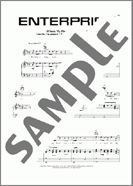 Where My Heart Will Take Me (Theme from Star Trek: Enterprise)(Diane Warren) 楽譜 ピアノ（ソロ） ダウンロード