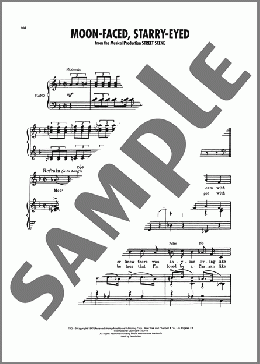 Moon-Faced, Starry-Eyed (from Street Scene)(Langston Hughes) 楽譜 ピアノ & ボーカル & ギター ダウンロード