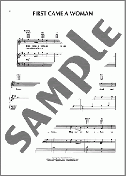 First Came A Woman(Abbey Lincoln) 楽譜 ピアノ & ボーカル & ギター ダウンロード