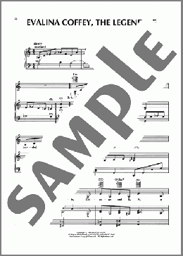 Evalina Coffey (The Legend Of)(Abbey Lincoln) 楽譜 ピアノ & ボーカル & ギター ダウンロード