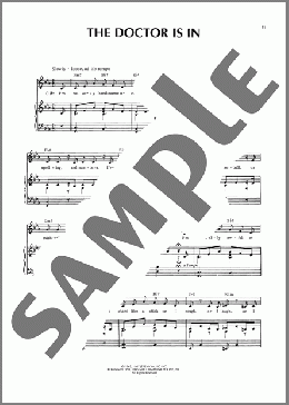 The Doctor Is In (from You're A Good Man, Charlie Brown)(Clark Gesner) 楽譜 ピアノ & ボーカル ダウンロード