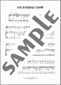 The Baseball Game (from You're A Good Man, Charlie Brown)(Clark Gesner) 楽譜 ピアノ & ボーカル ダウンロード
